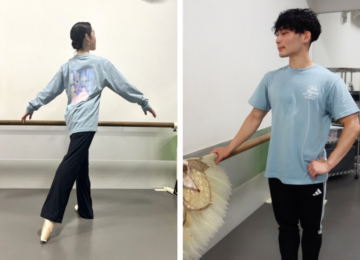 田川陽子バレエアカデミー様 オリジナルTシャツ＆長袖Tシャツ